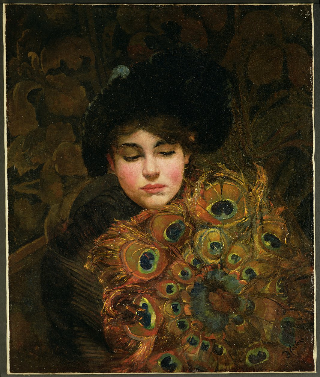 Tavus Kuşu Yelpazesi by Mary Henrietta Curtois