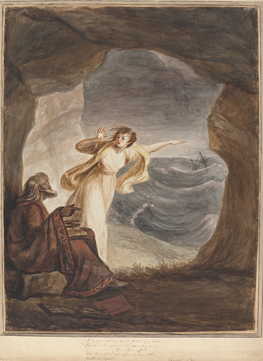 Prospero ve Miranda by Mary Hoare