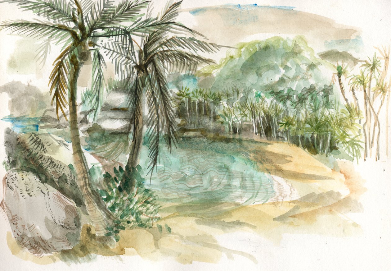 Plaj, Tayrona, Kolombiya by Mary Kuper