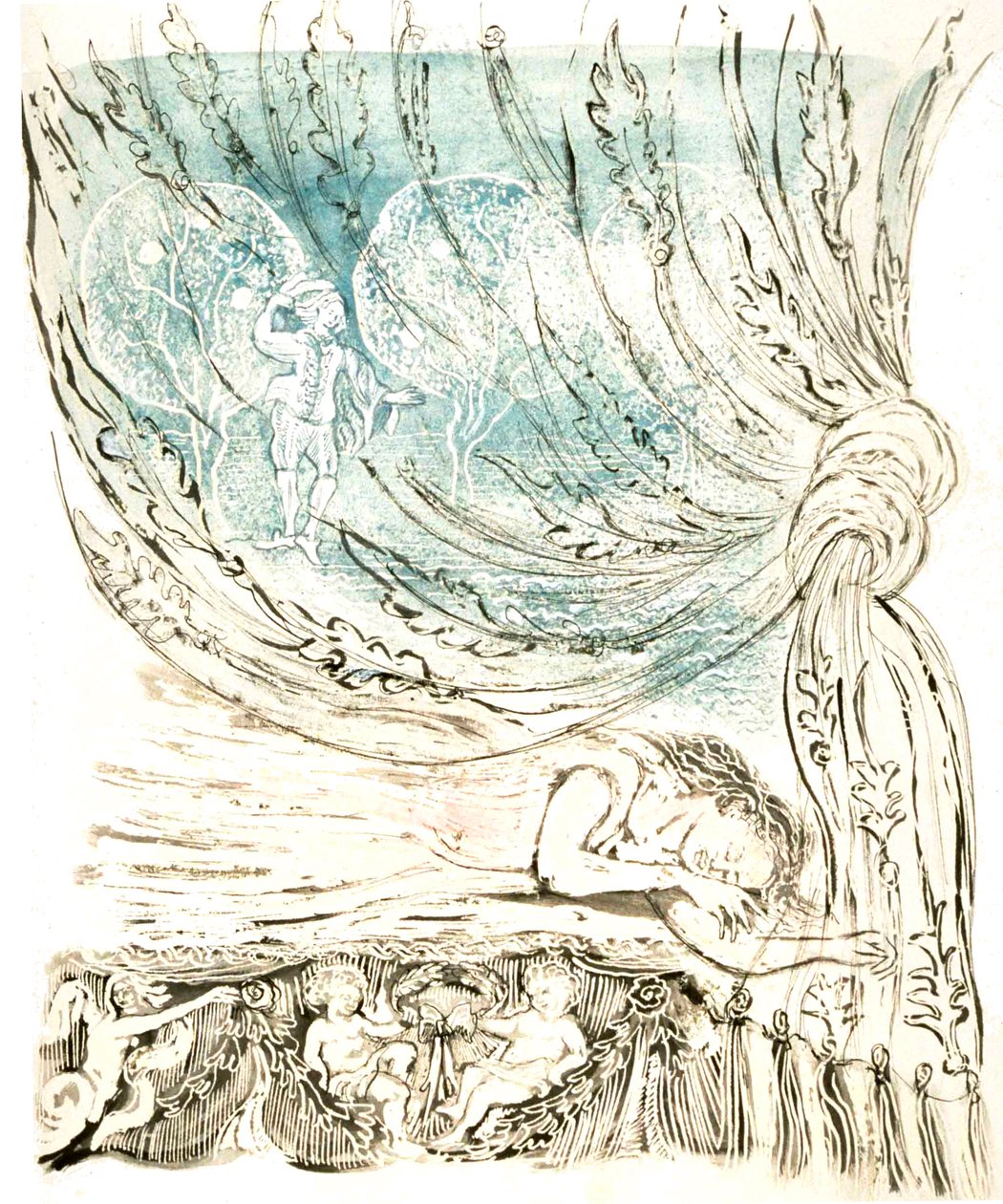 Güzellik rüyası, 2004 (kalem ve akrilik mürekkep) by Mary Kuper