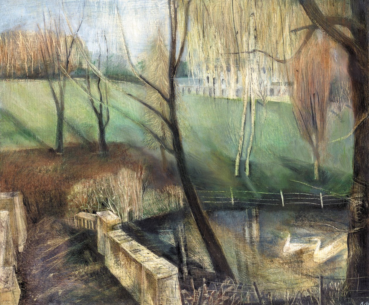 Gölet, Kenwood, 2002 (gemide yağ) by Mary Kuper