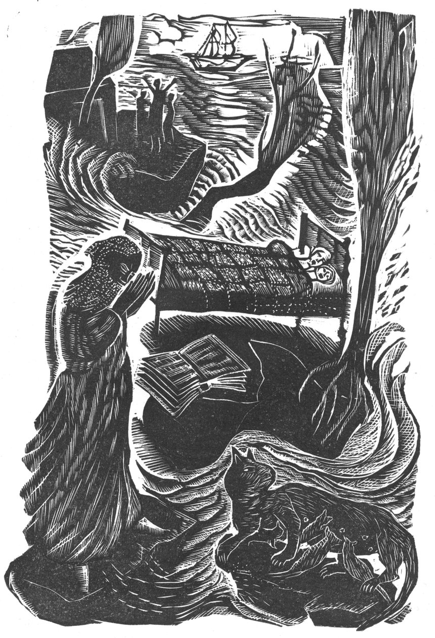 Tufan, 2006 (vinil gravür) by Mary Kuper