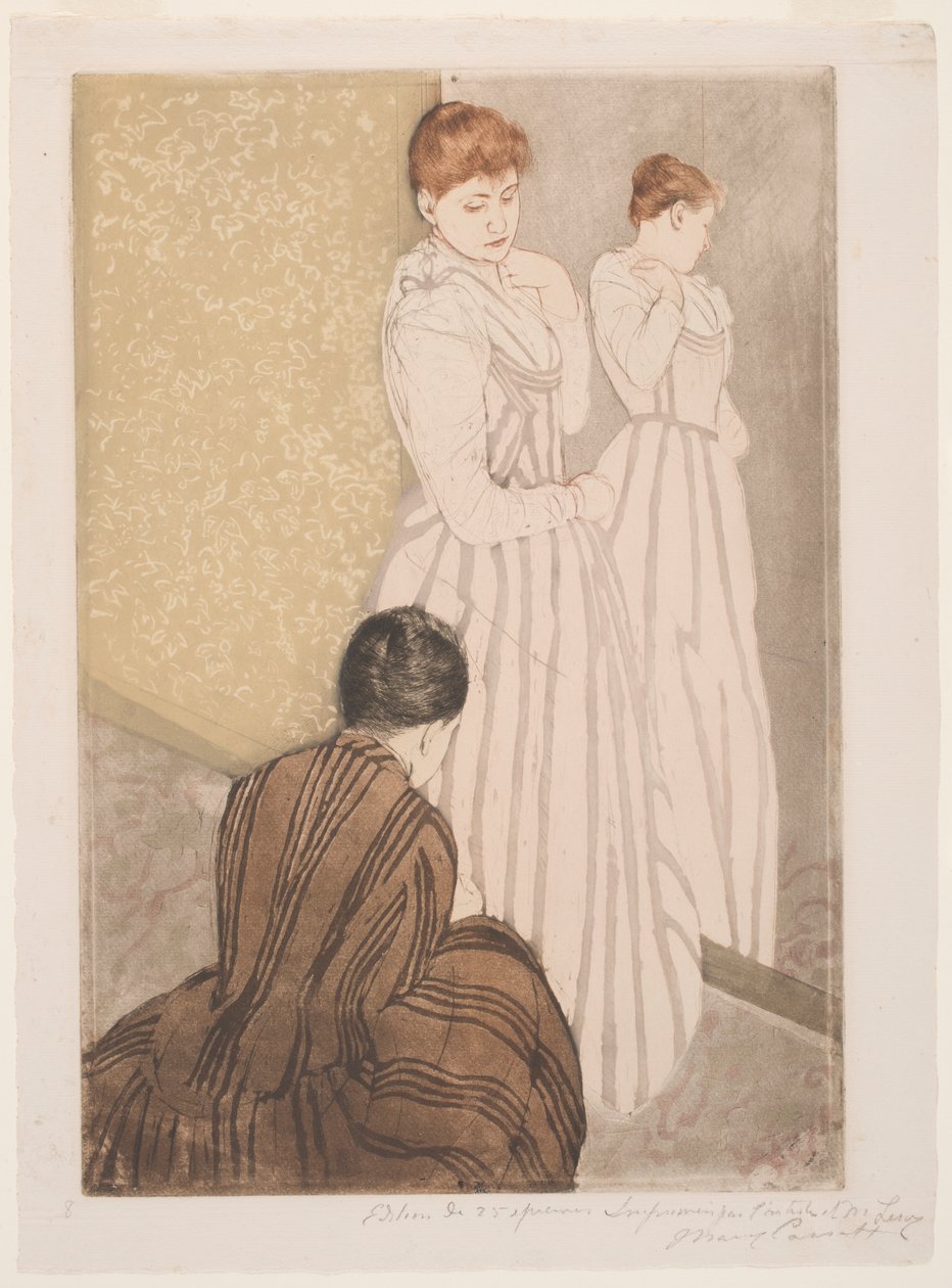 Bağlantı parçası by Mary Stevenson Cassatt