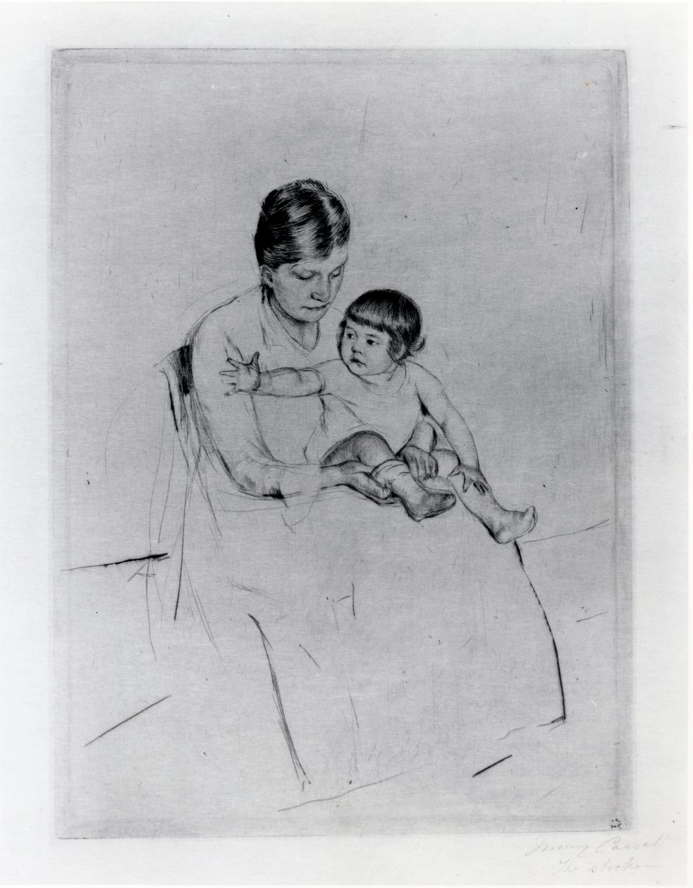 bu çorap by Mary Stevenson Cassatt