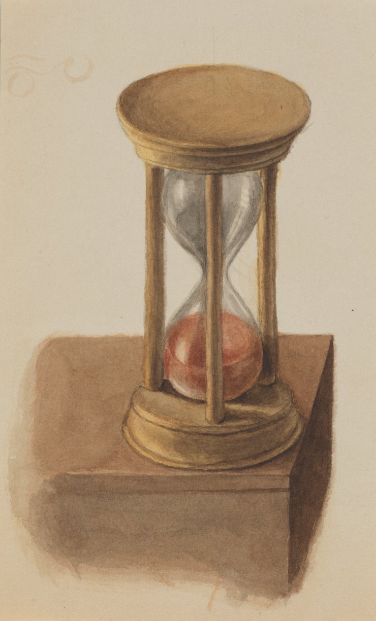 İsimsiz Kum Saati, ca. 1872-1874. by Mary Vaux Walcott