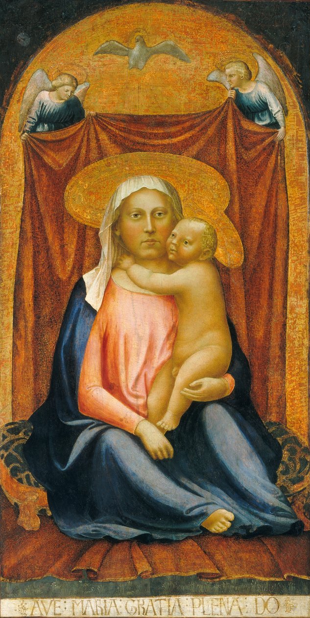 Tevazu Madonna, c. 14231424. by Masaccio Tommaso