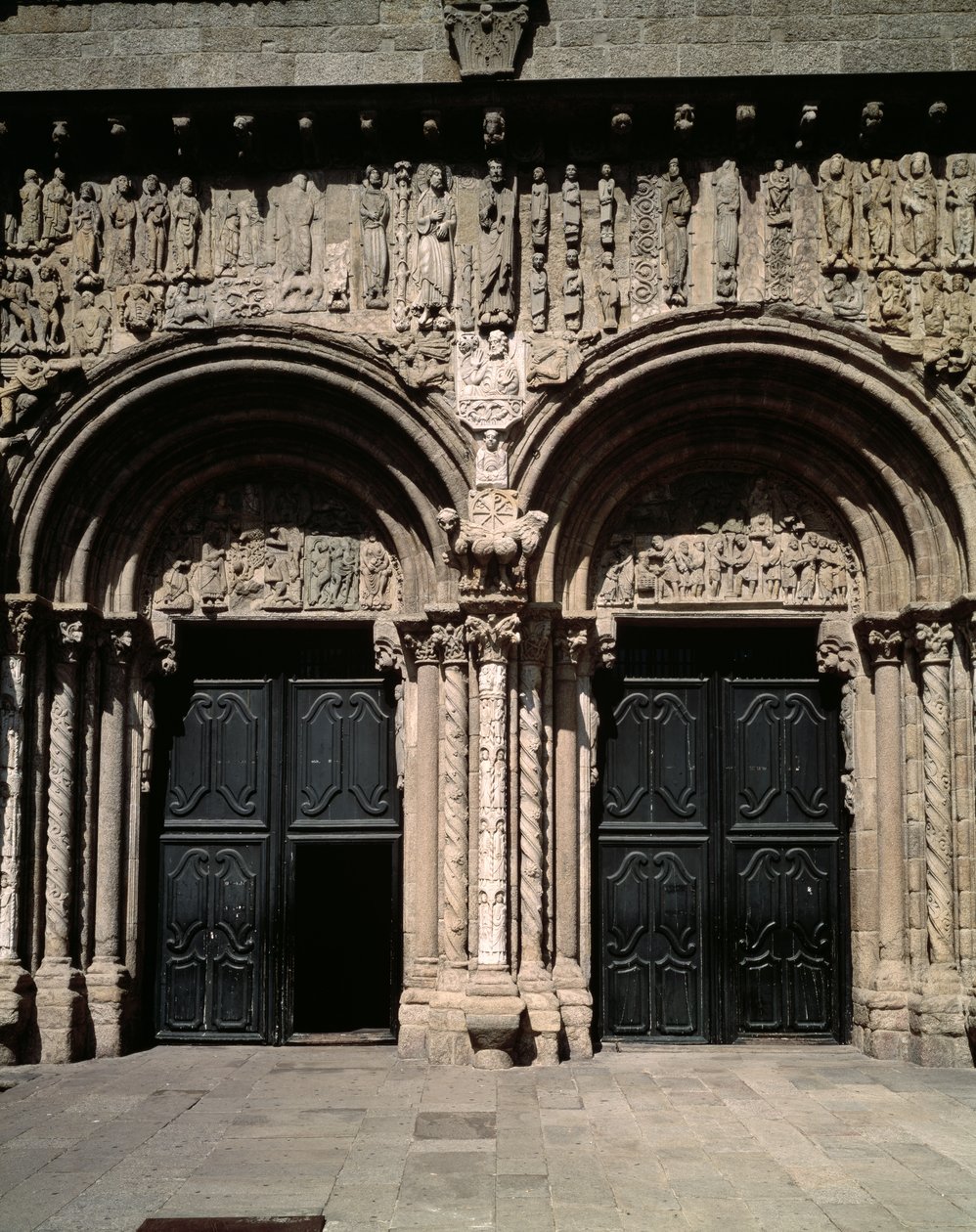 View of the Portico de las Platerias  by Master Mateo