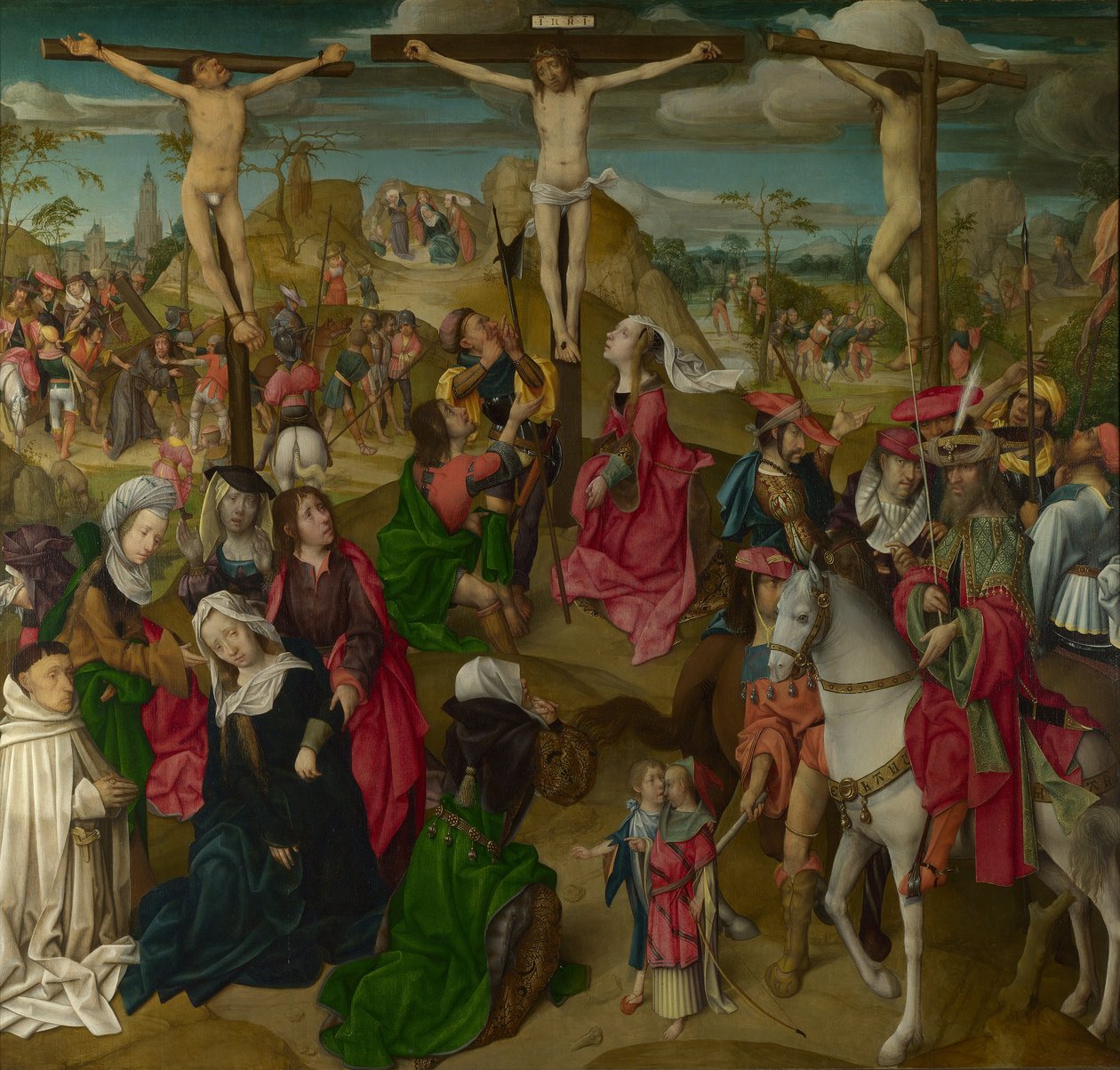 Scenes from the Passion of Christ, 1510 (oil on oak) by Master of Delft