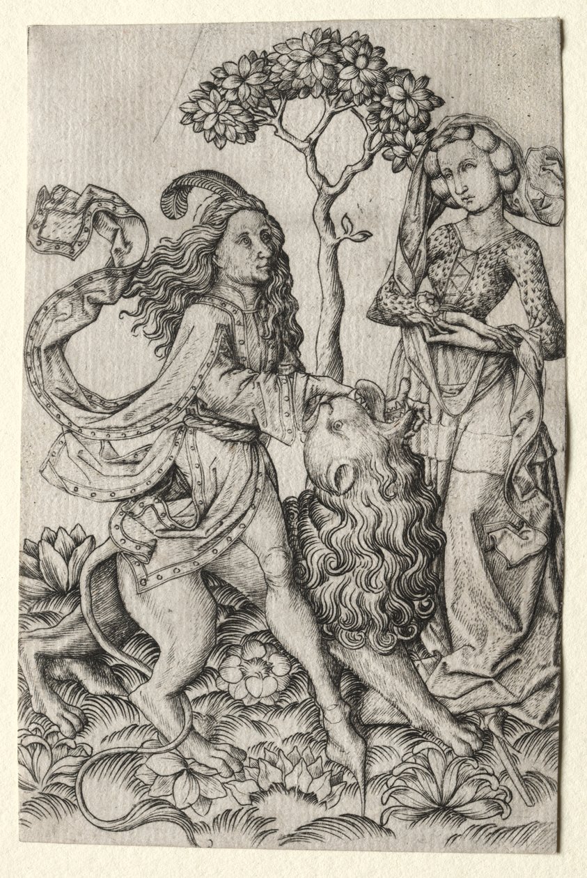 Aslan Parçalayan Samson by Master ES