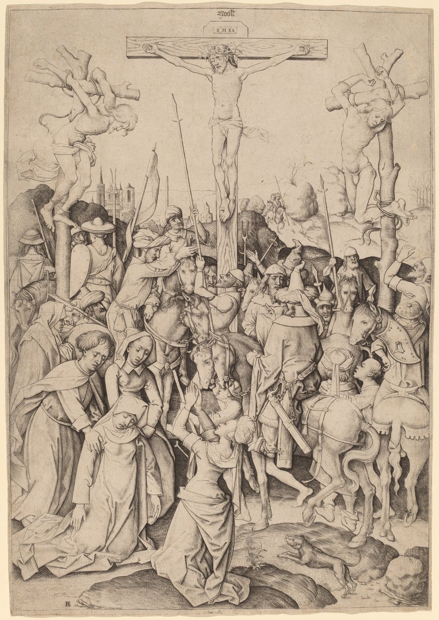 Calvary Dağı by Master I.A.M. of Zwolle