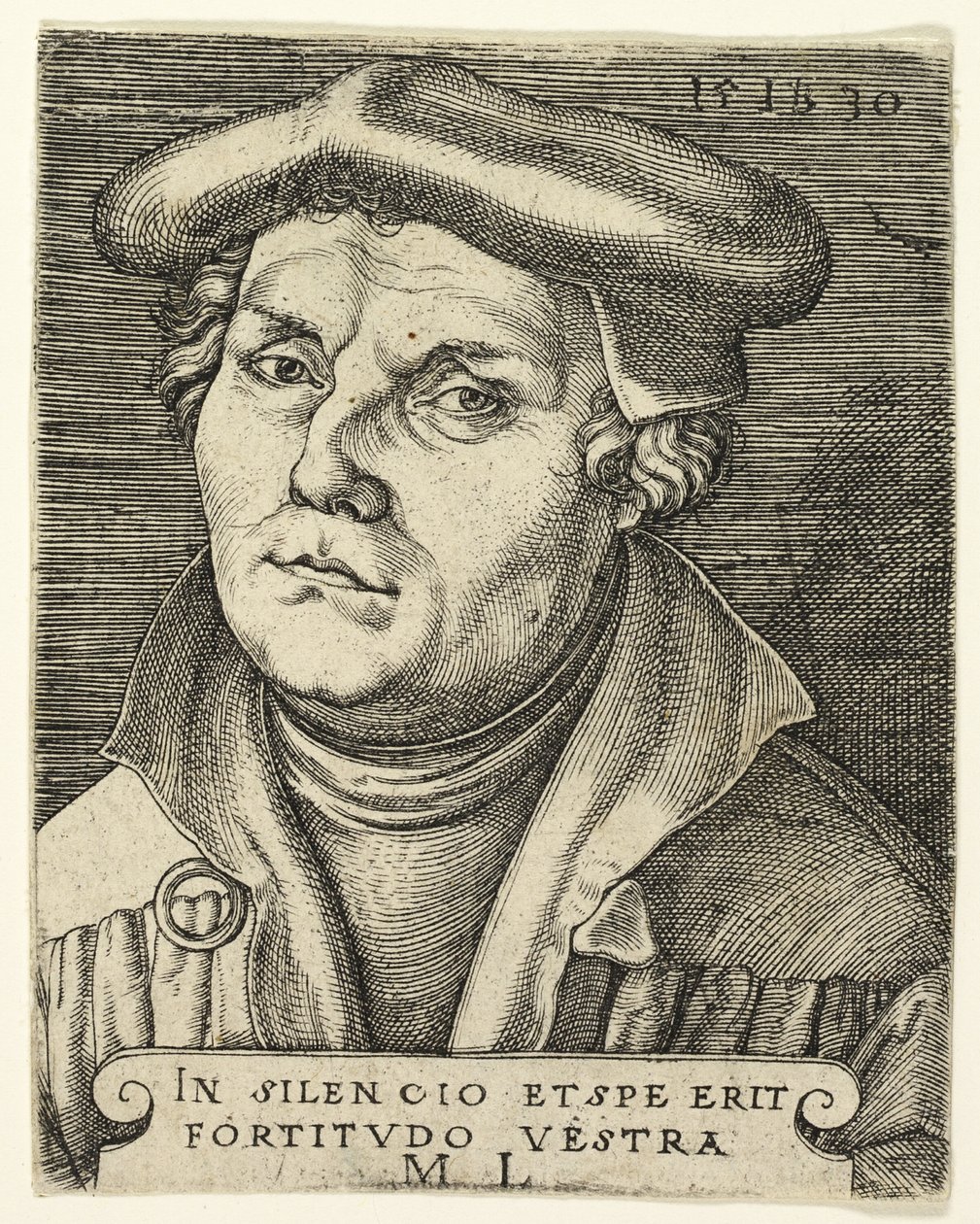 Martin Luther'in portresi by Master I.B.
