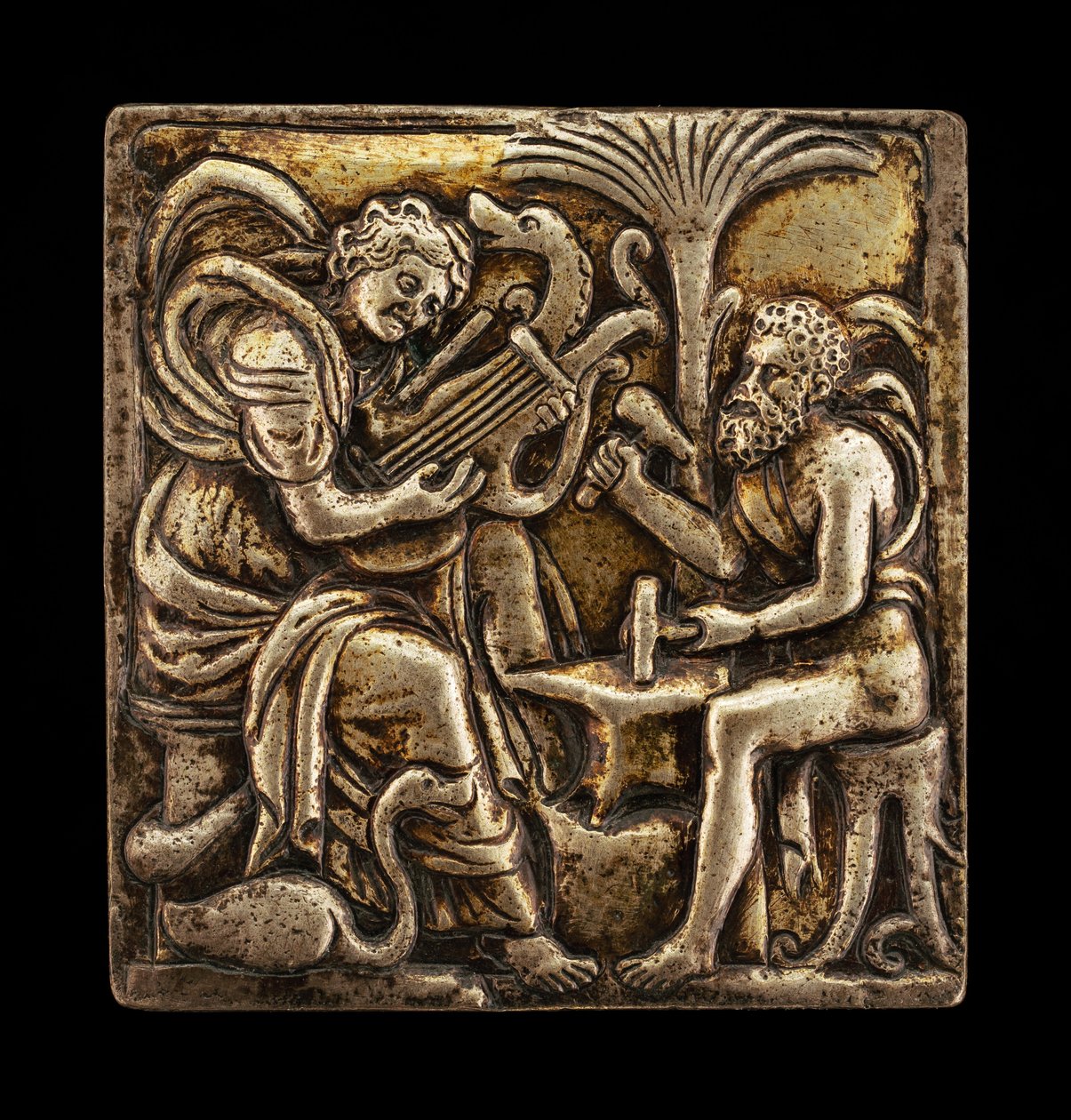 Apollo ve Vulcan, 16. yüzyıl. by Master I.S.A.