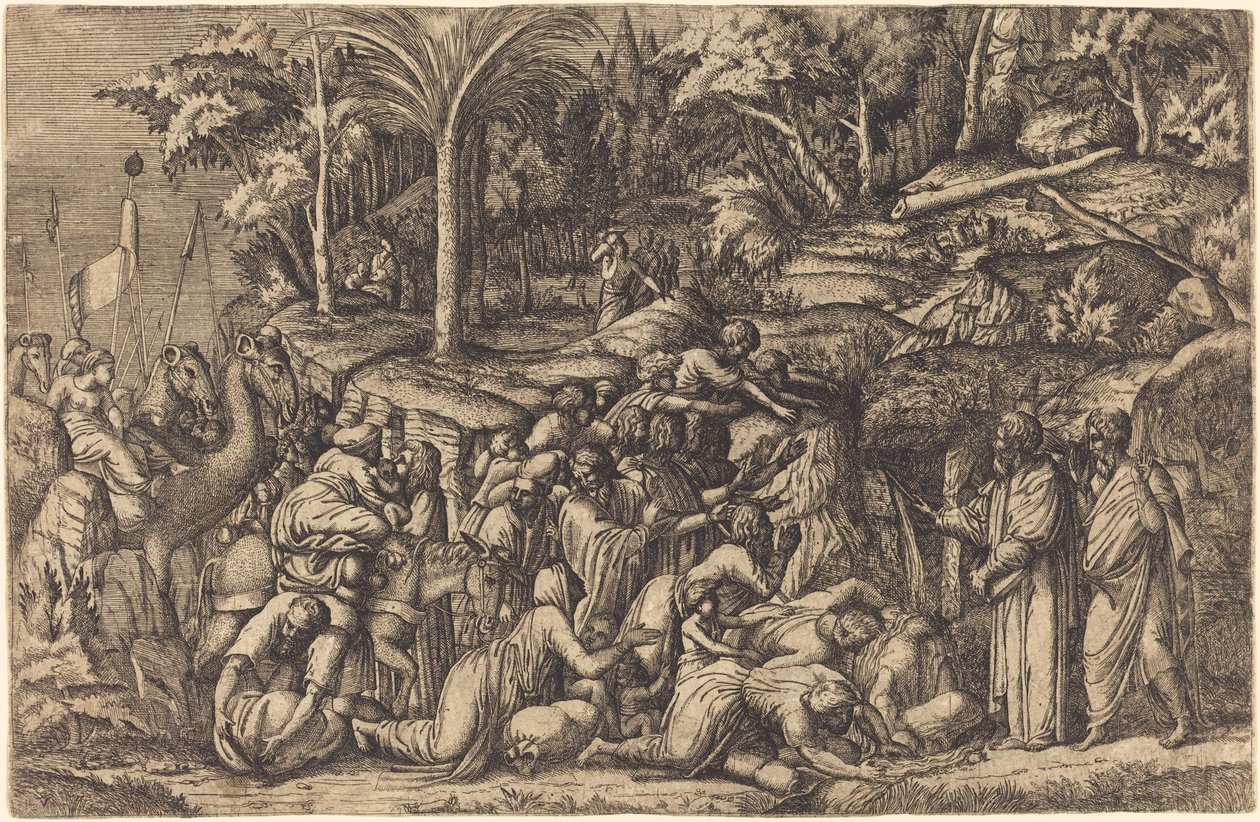 Musa Kayaya Vuruyor by Master IV after Francesco Primaticcio