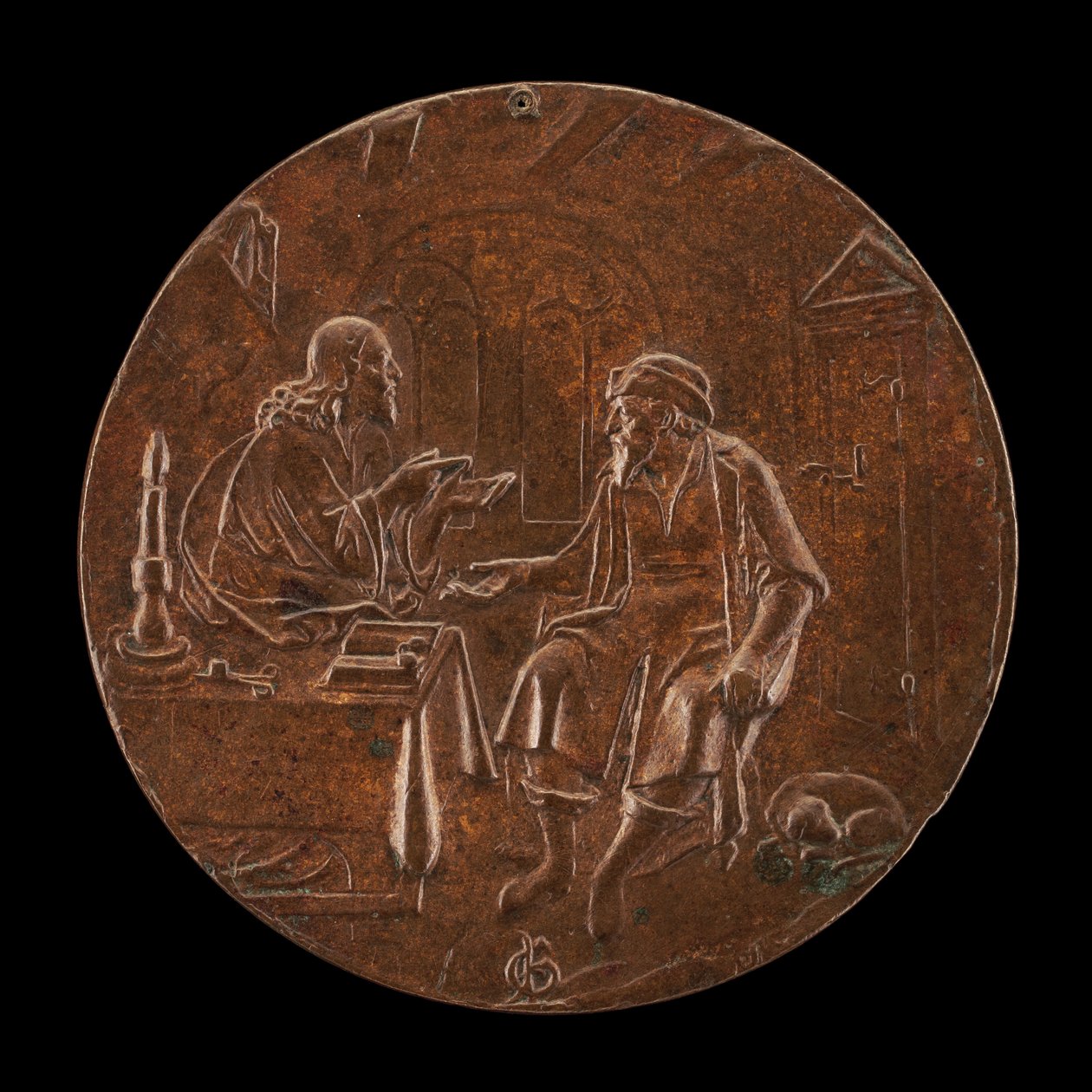 İsa ve Nikodim, c. 1550. by Master P.G.