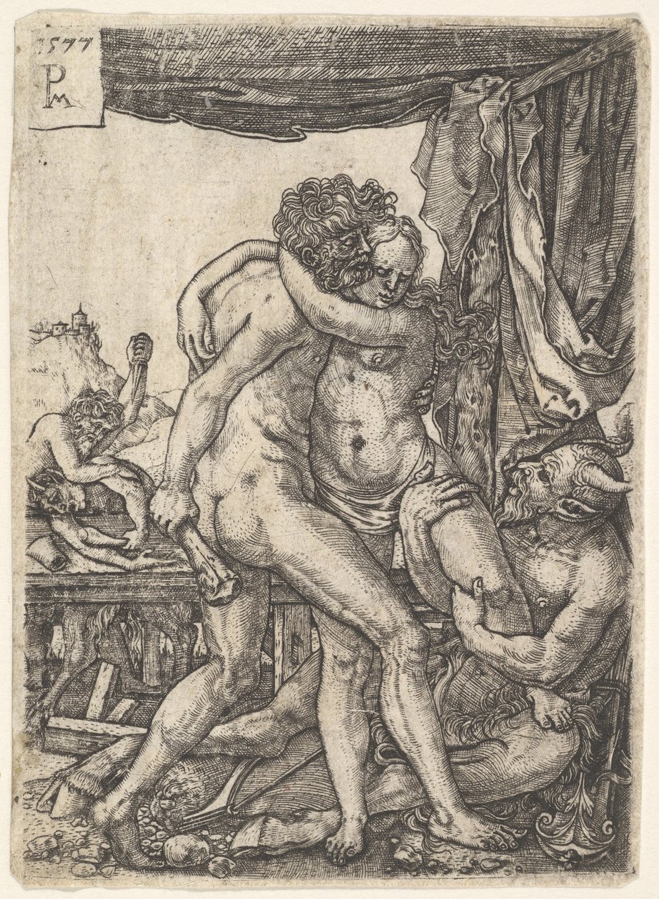 Herkül, Centaurlarla Savaşıyor, 1577. by Master PM