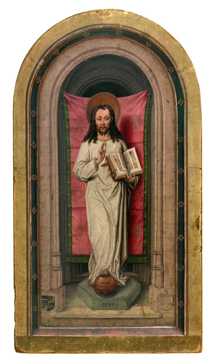 İsa Salvador Mundi by Master of 1499