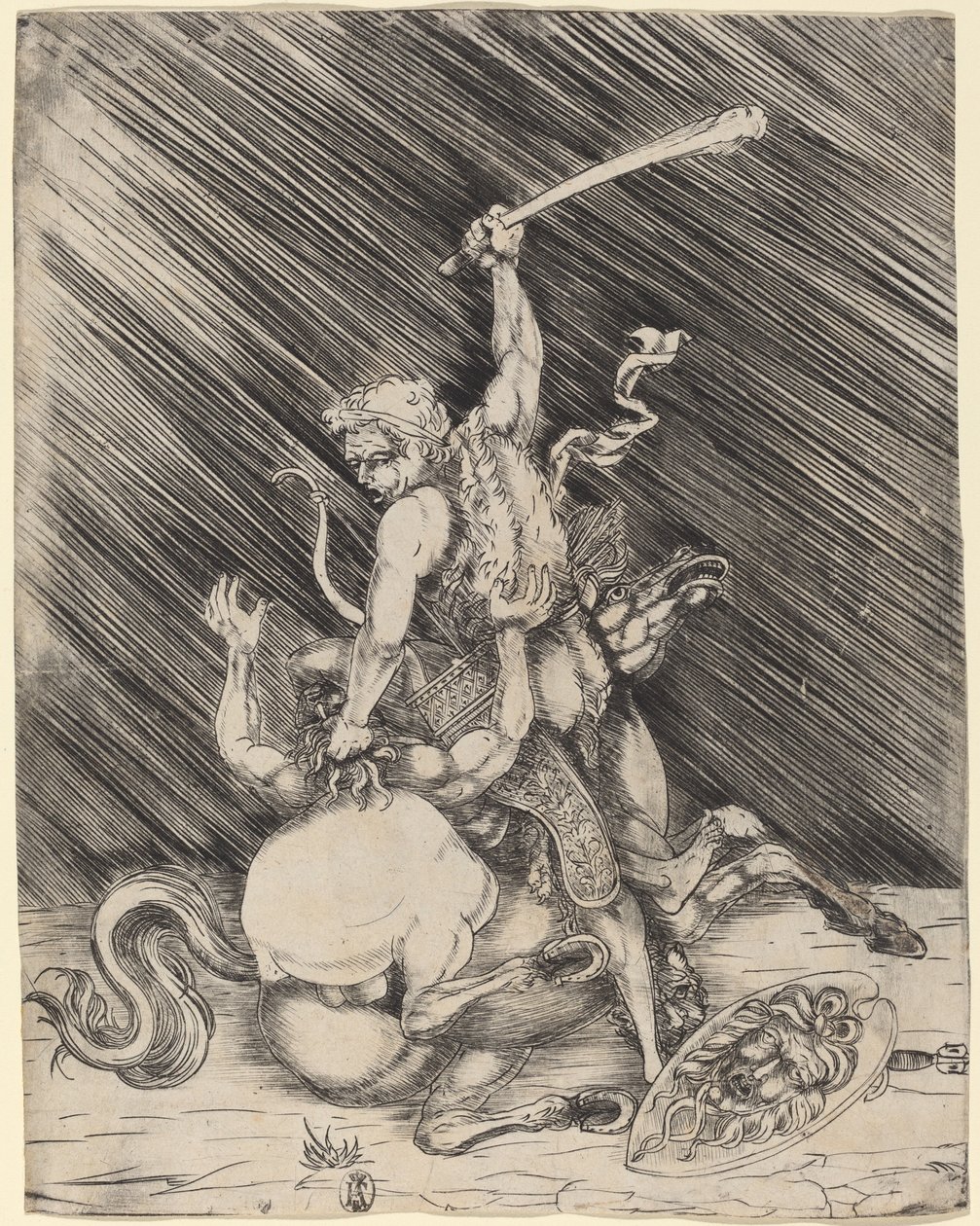 Herkül ve Cacus by Master of 1515