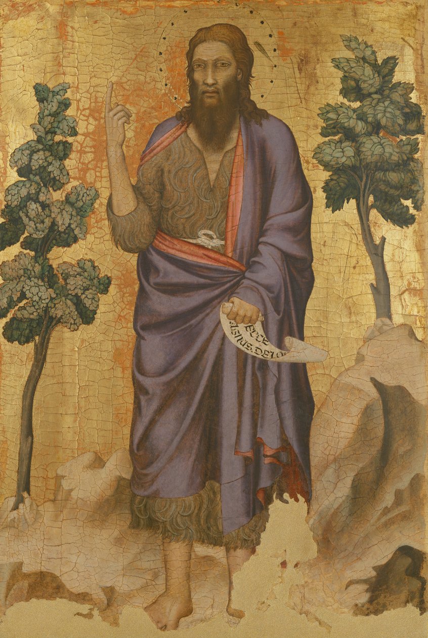 Vaftizci Yahya (resim) by Master of Figline