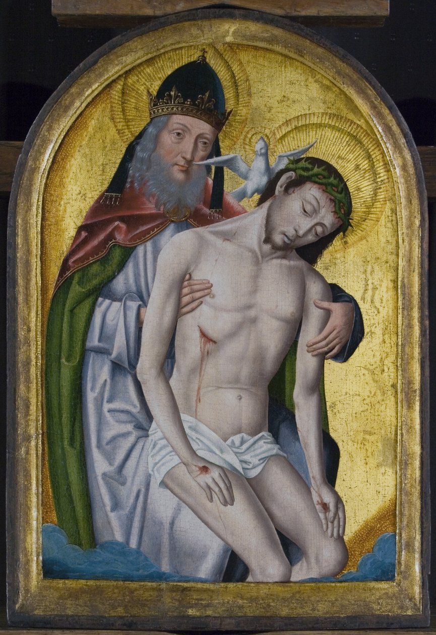 Kutsal Üçlü by Master of Flémalle
