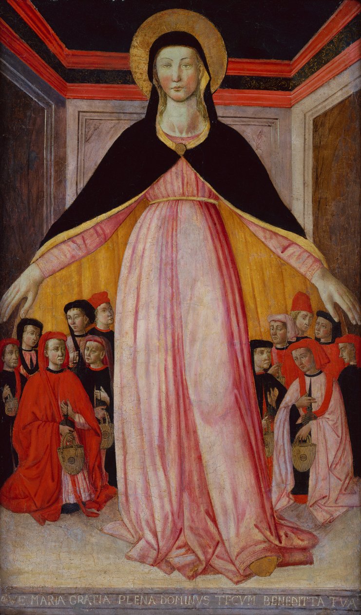 Merhamet Madonna by Master of San Miniato