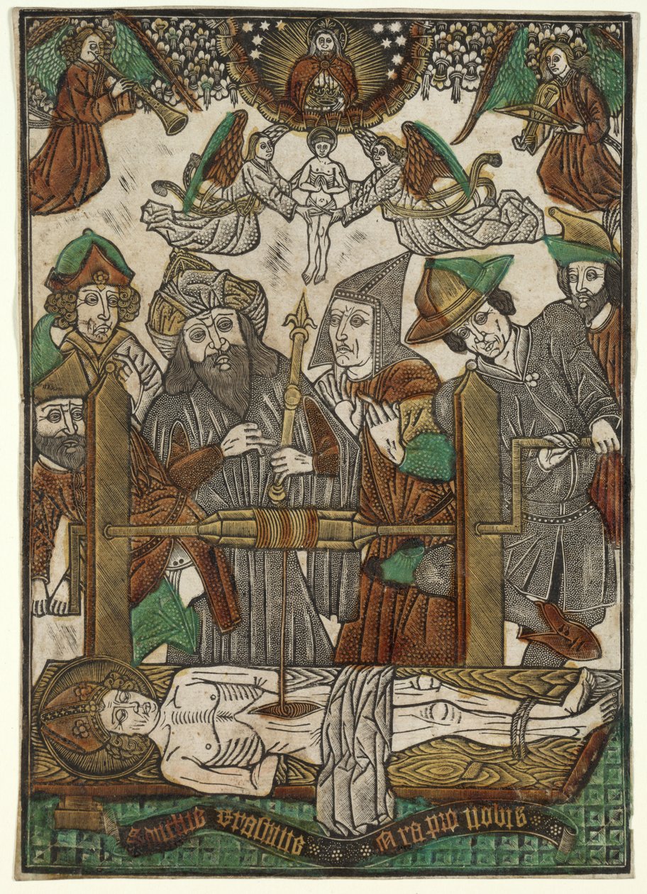 Aziz Erasmus'un Şehadeti by Master of the Bergwolken