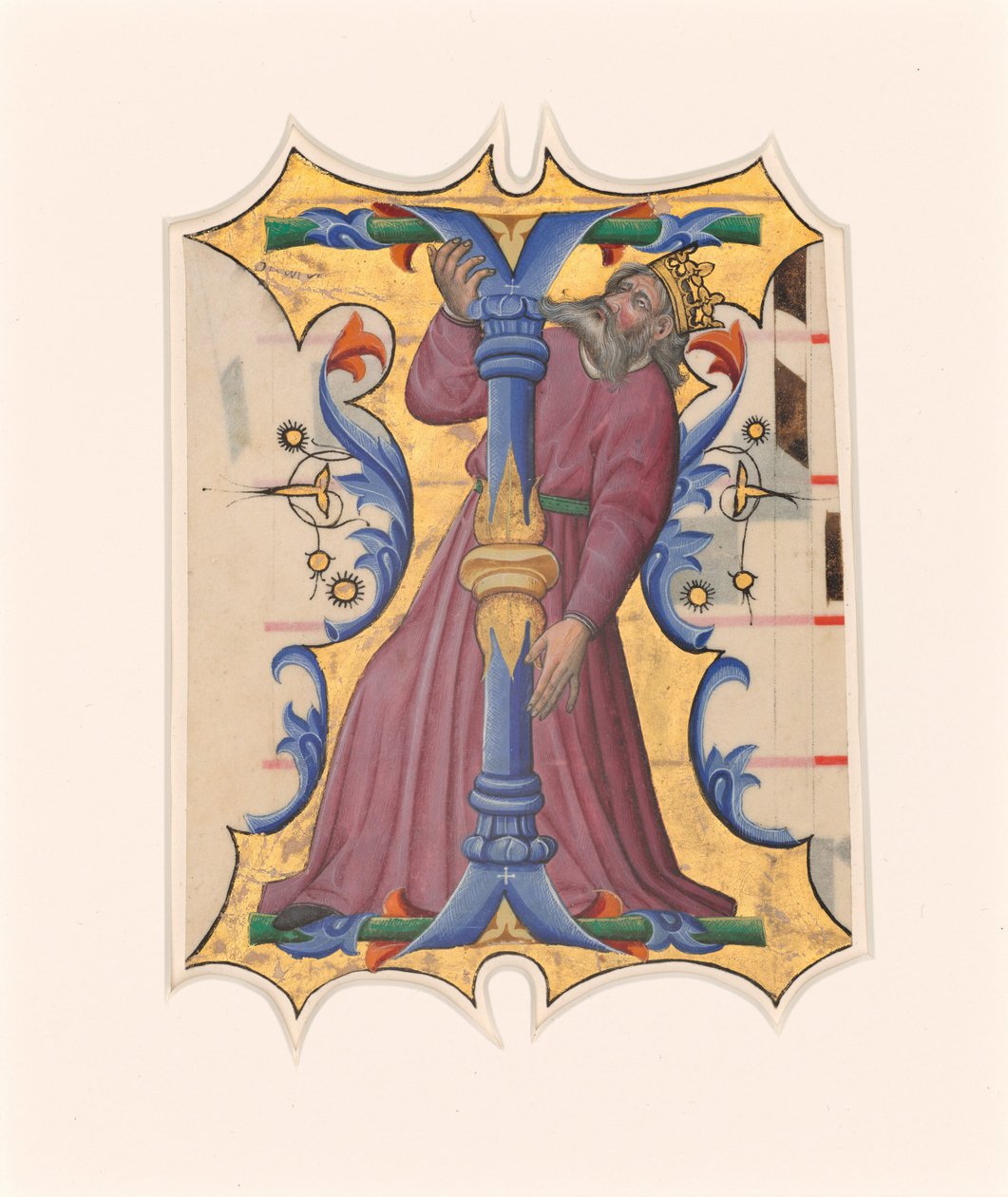 David ile ilk ben by Master of the Cypresses