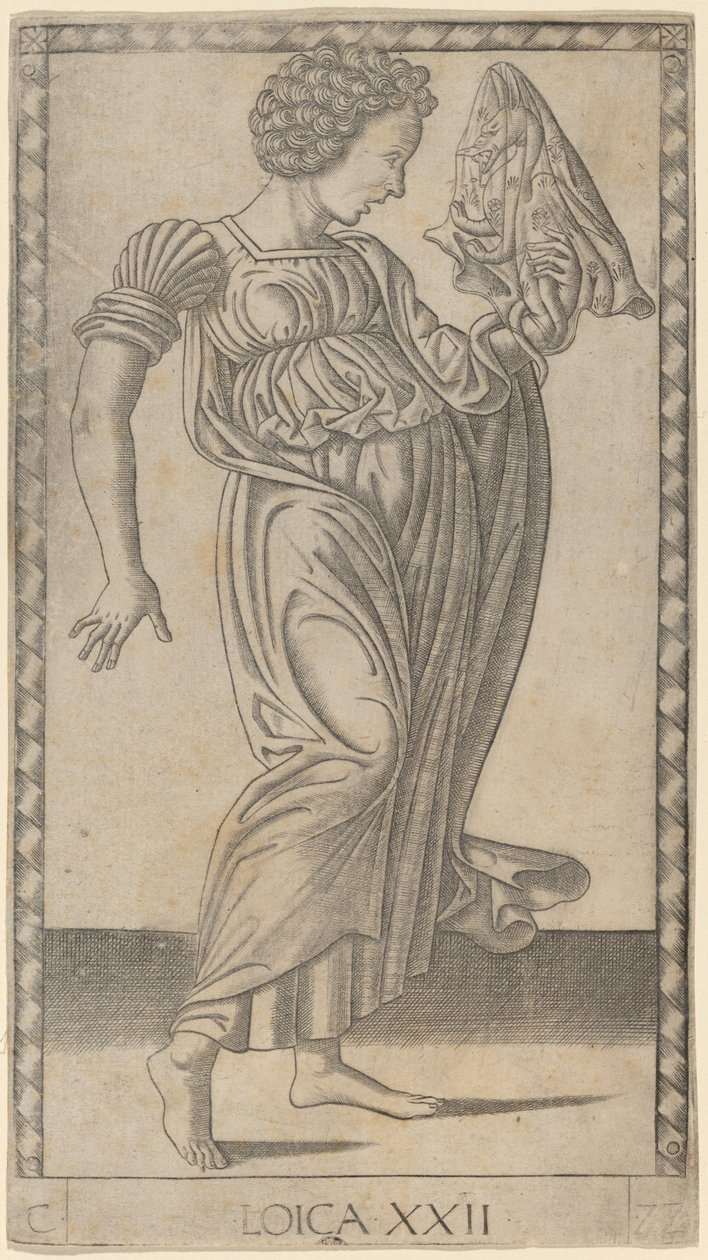 Loika (Mantık) by Master of the E Series Tarocchi