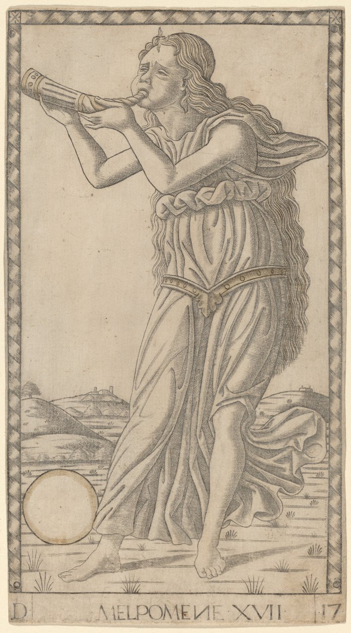 Melpomen by Master of the E Series Tarocchi