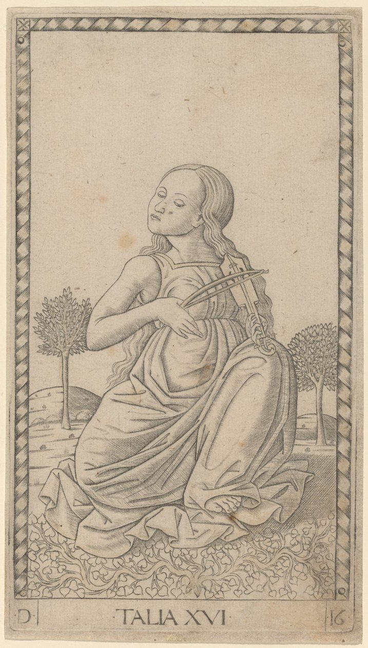 Talya (Talia) by Master of the E Series Tarocchi