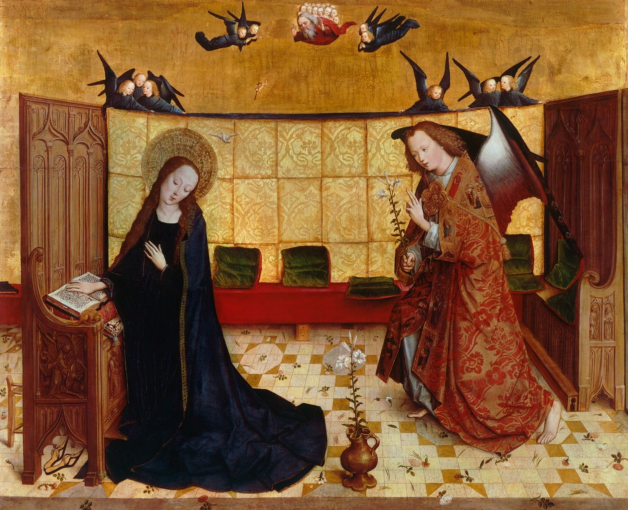 duyuru by Master of the Life of Virgin Mary