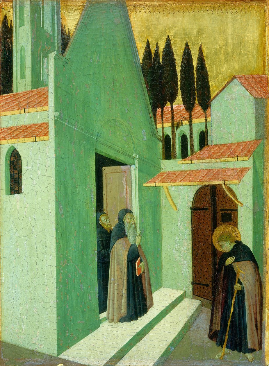 Aziz Anthony Manastırından Ayrılırken by Master of the Osservanza