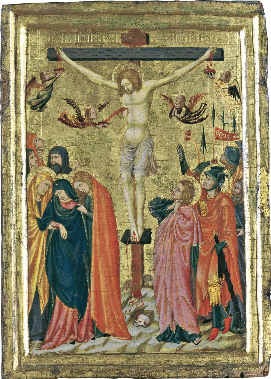 Çarmıha Gerilme by Master of the Pomposa Chapterhouse