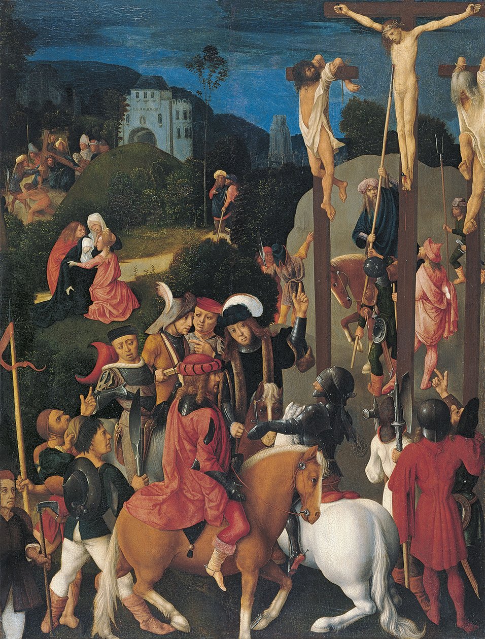 Çarmıha Gerilme by Master of the Virgo Inter Virgines