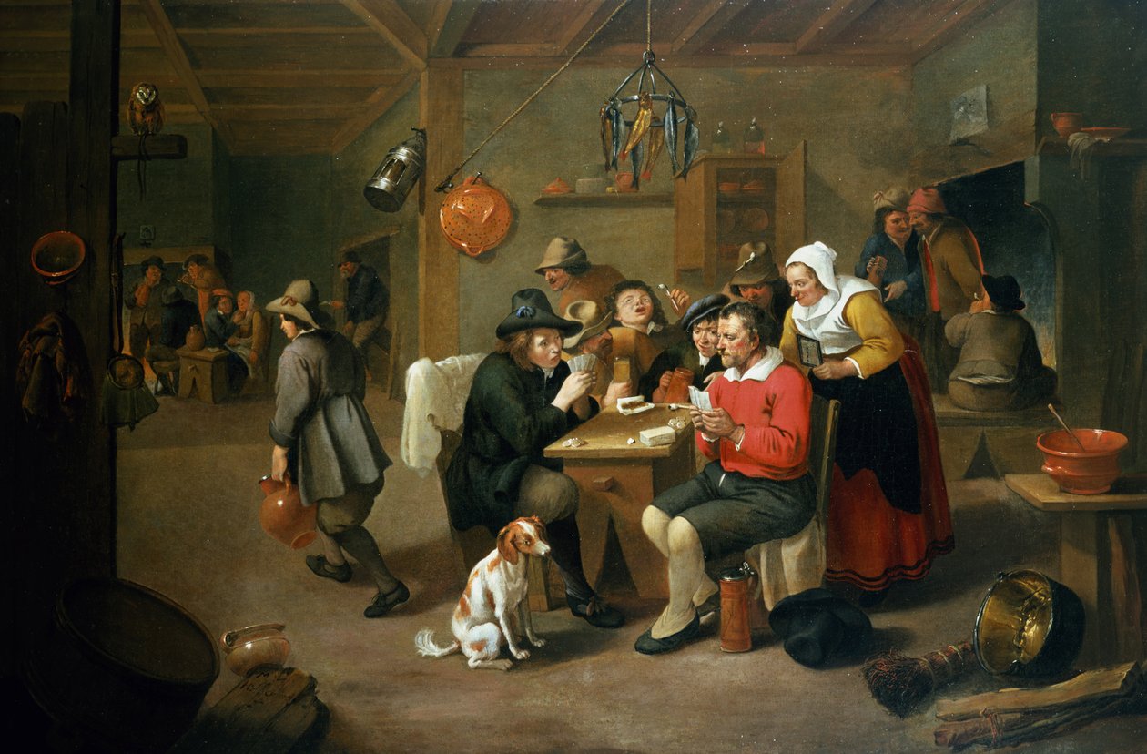 The Card Players by Matheus van Helmont