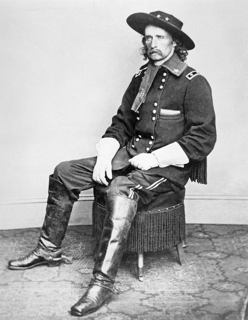 General George A. Custer (s/b fotoğraf) by Mathew Brady