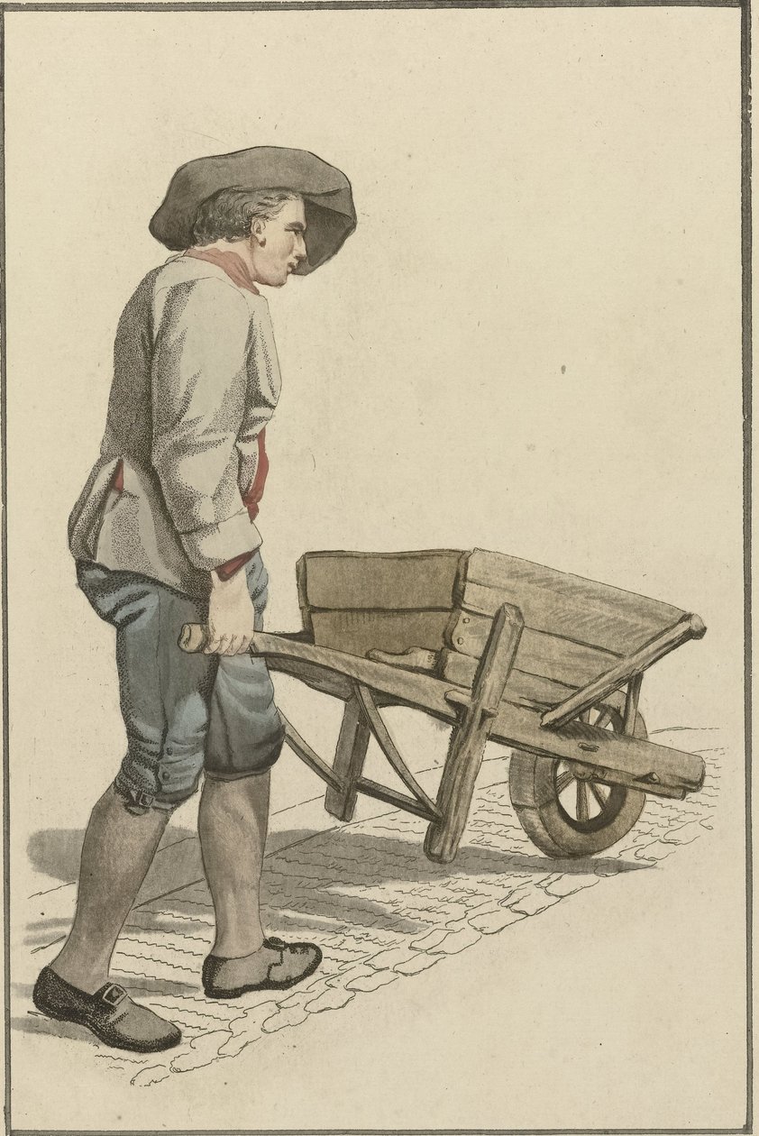 El arabası olan adam by Mathias de Sallieth