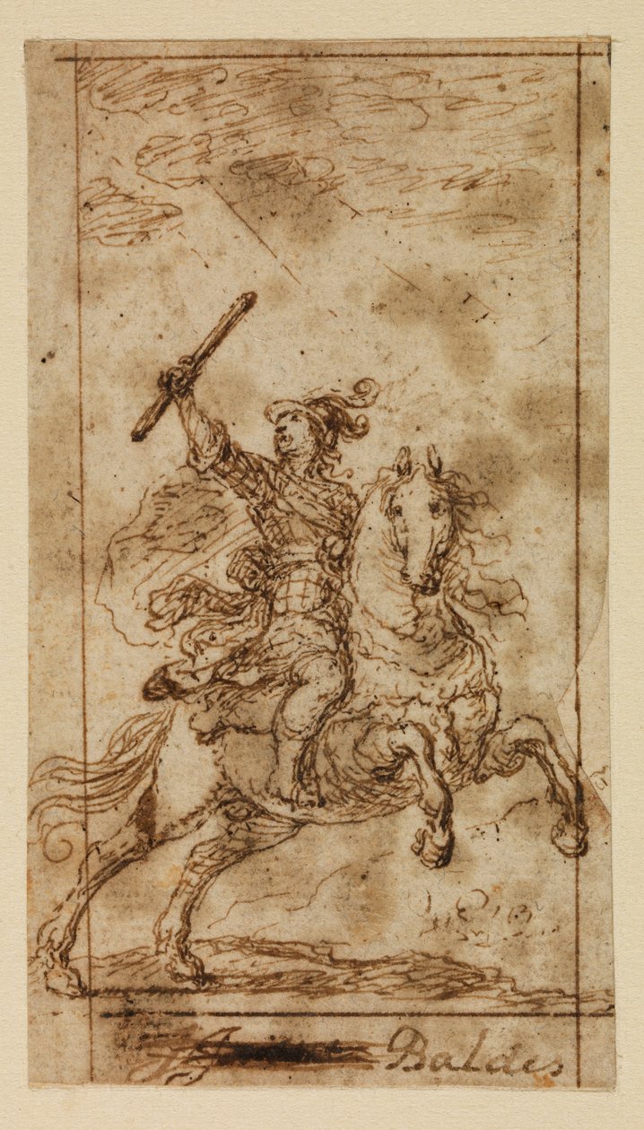 Atlı savaşçı by Matias de (attr.to) Torres