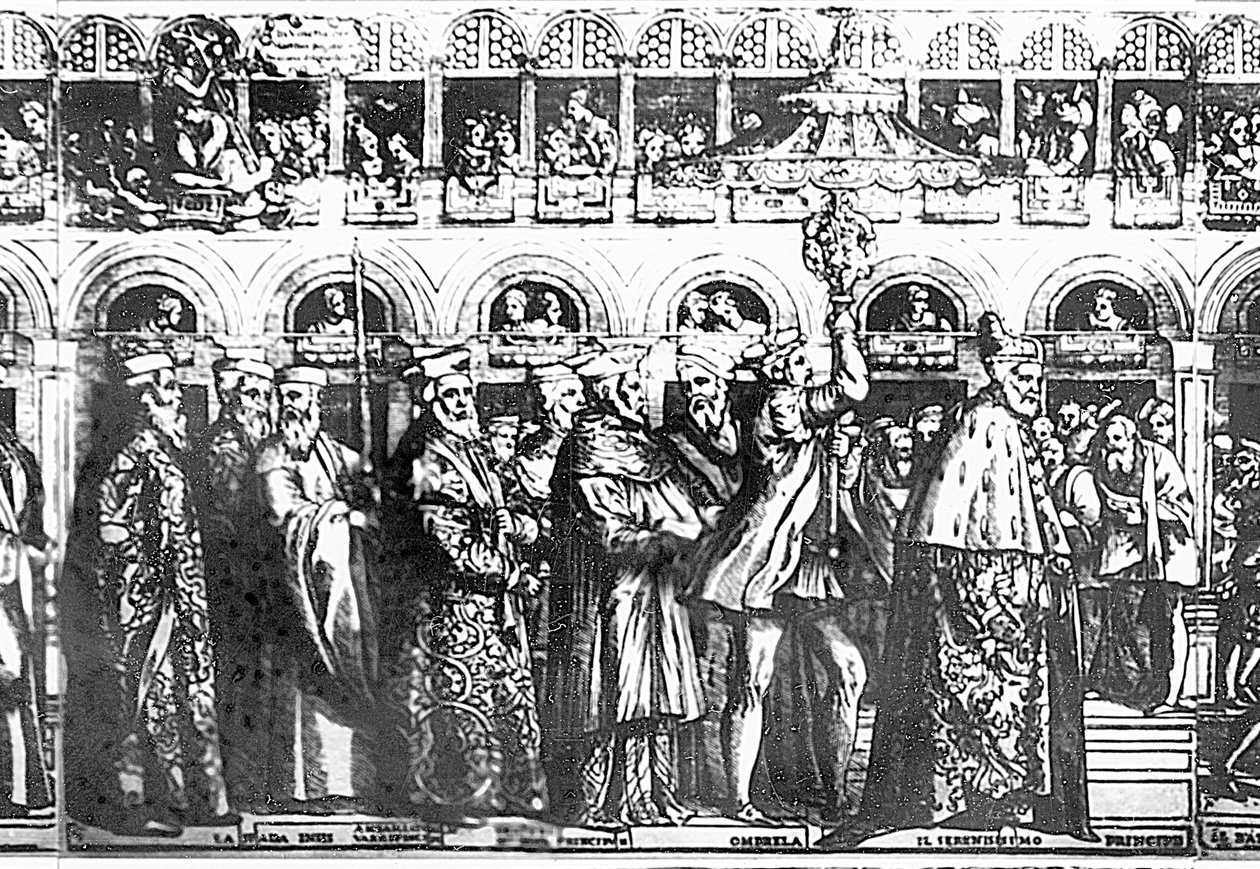 Dogal Alayı, c.1555-60 gravür detayı, 188401 by Matteo Pagani