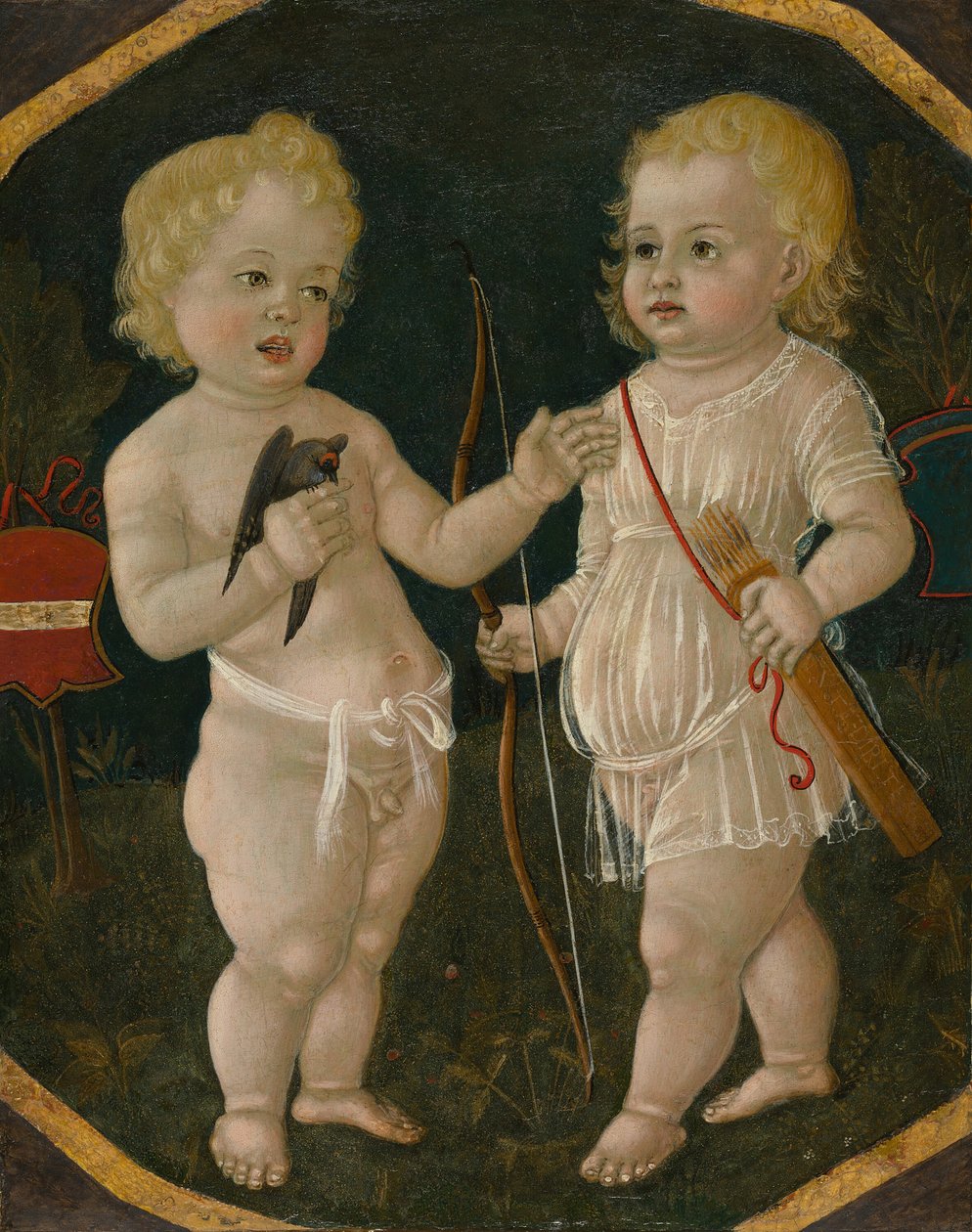 İki Putti, 14901510. by Matteo di Giovanni