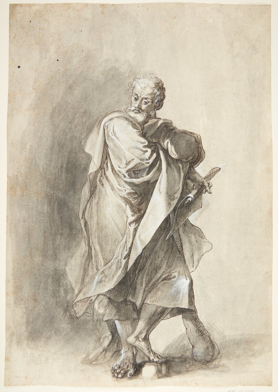 İsa ve 12 havari: Judas Thadaeus by Matthäus Gundelach