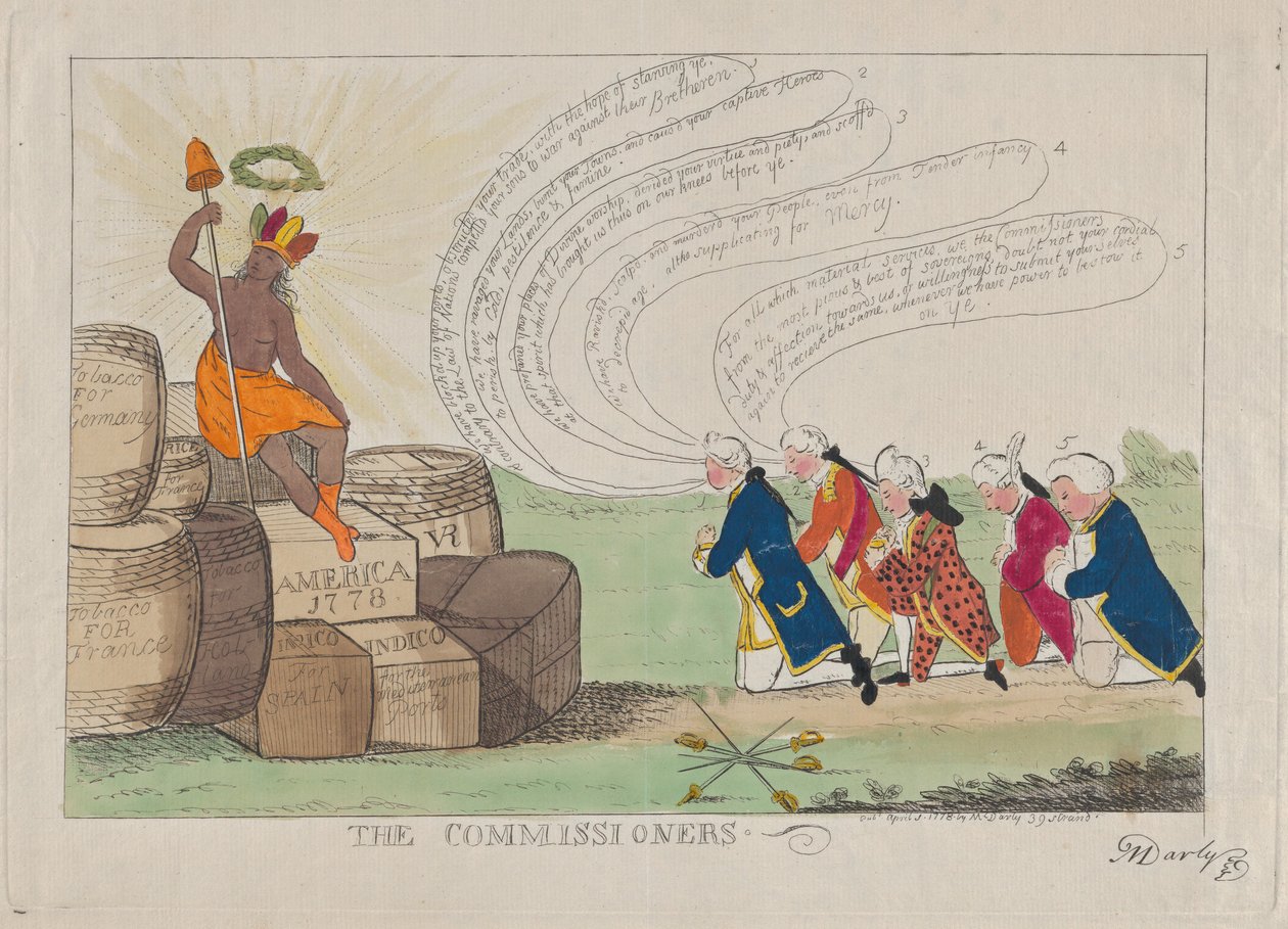 Komiserler, 1 Nisan 1778. by Matthew Darly