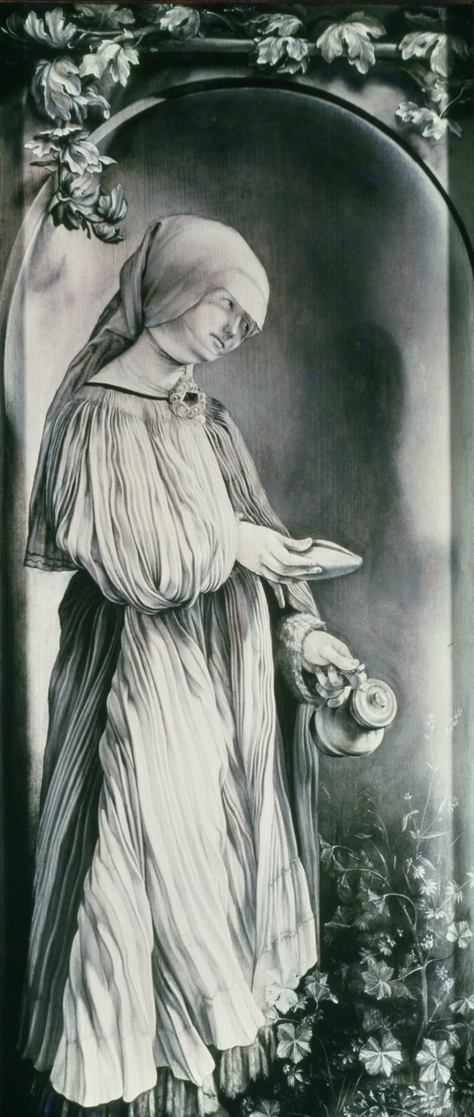 Aziz Elizabeth (grisaille) by Matthias Grünewald