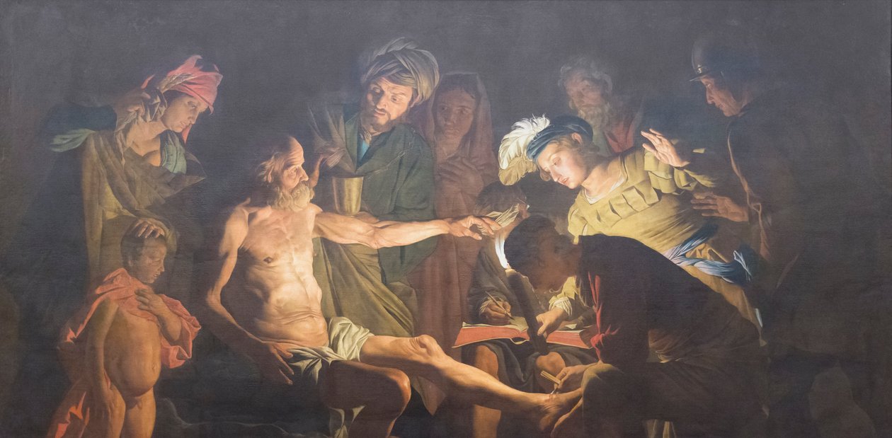 Seneca'nın ölümü by Matthias (c.1600 p.1650) Stomer