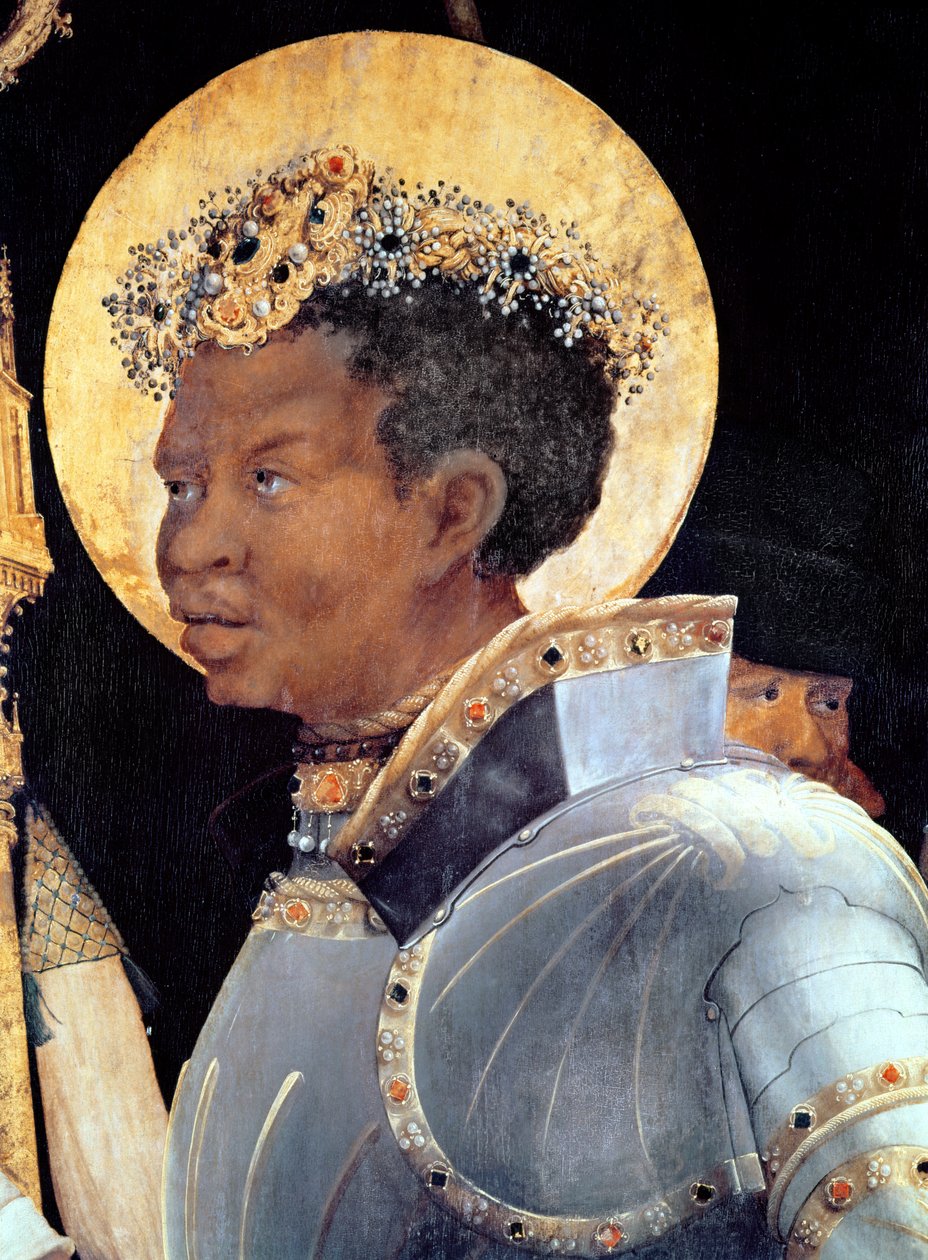 Aziz Maurice (detay) by Matthias Grünewald