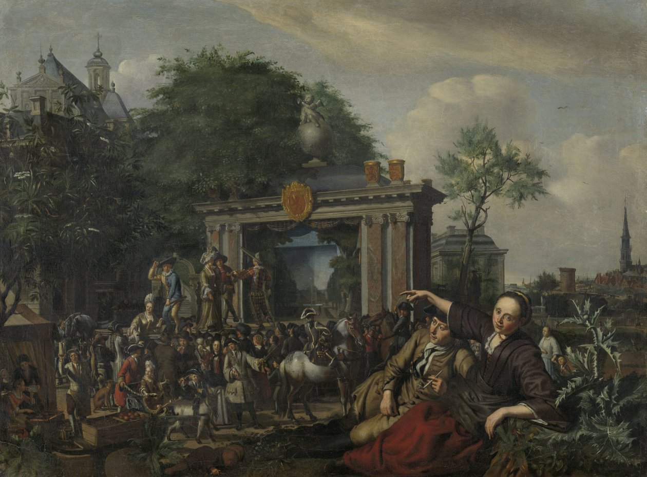 Açık hava tiyatrosu performansı by Matthijs Naiveu