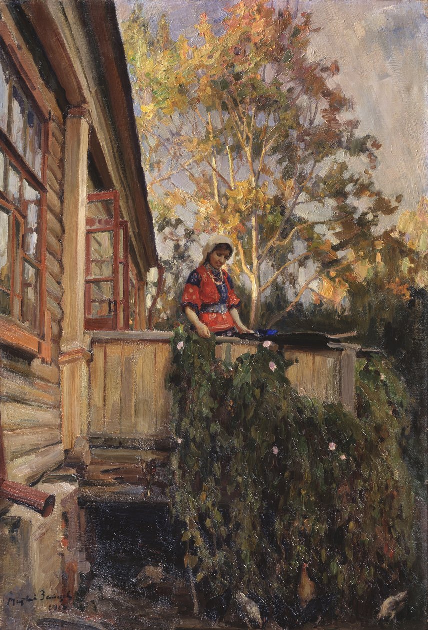 balkonda, 1912 by Matvei Markovich Zaytsev