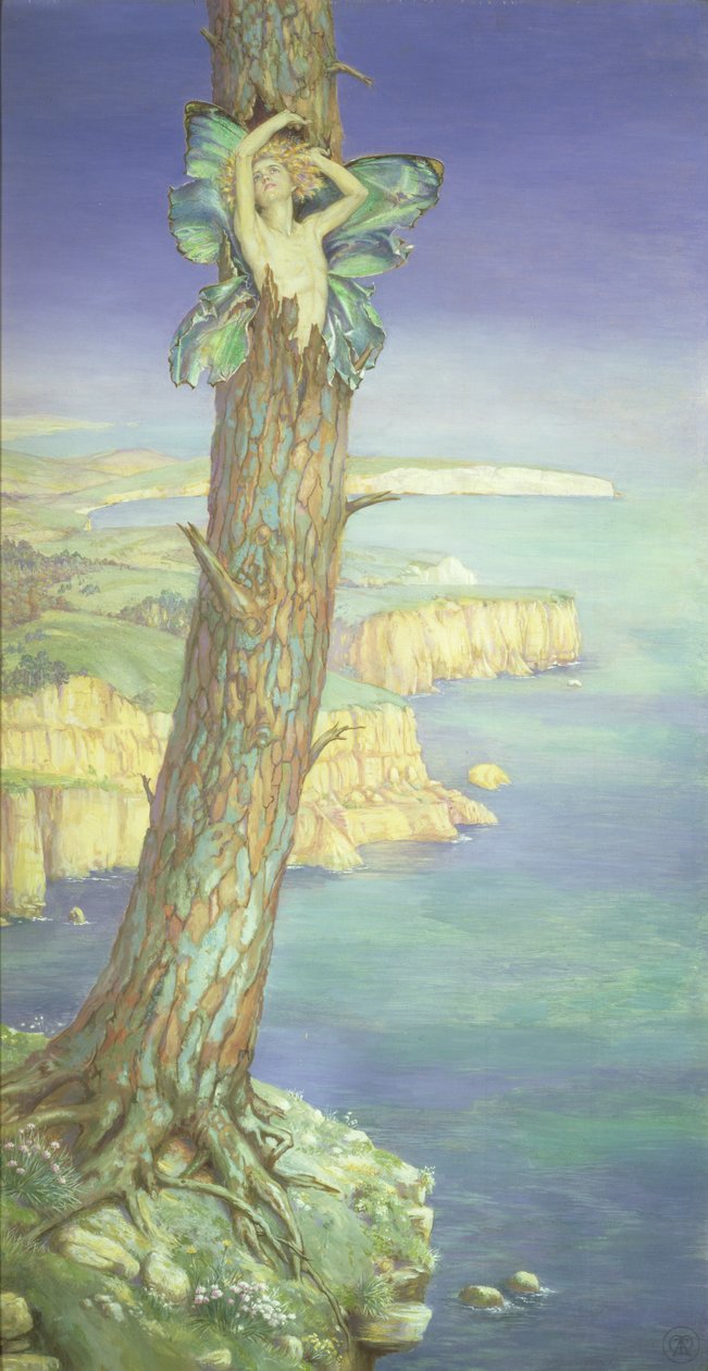 Ariel, c.1915 (karışık teknik) by Maud Tindal Atkinson