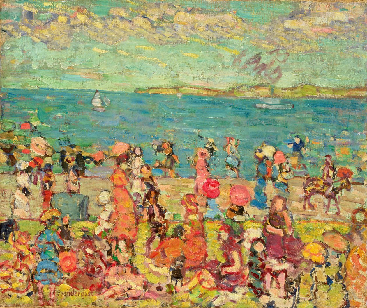 Sahil Sahnesi, c.1912-13 by Maurice Brazil Prendergast