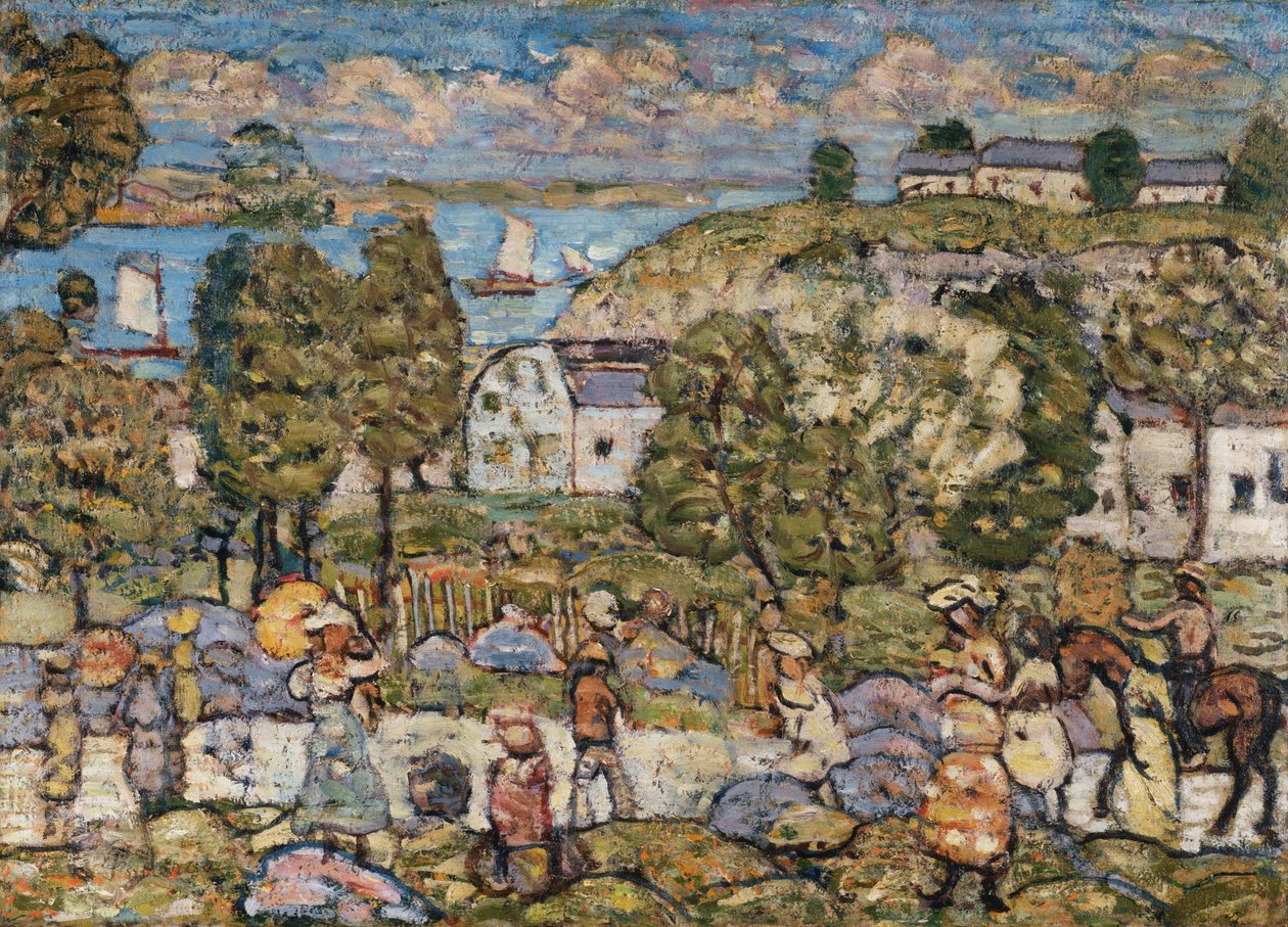 Nahant Yakınında Manzara by Maurice Brazil Prendergast