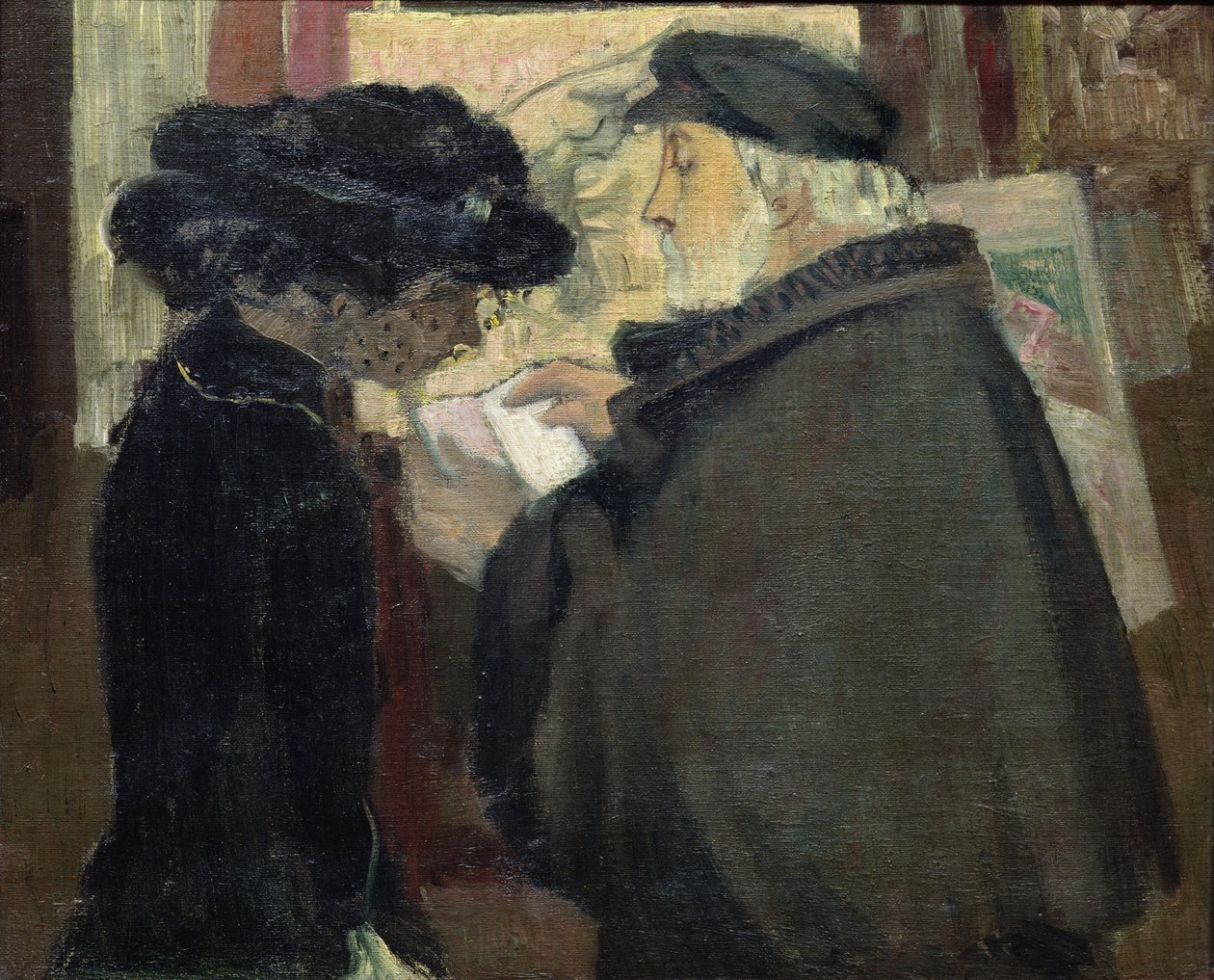 Edgar Degas (1834-1917) Modeli ile, c.1904 by Maurice Denis